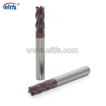 Good Surface Machining Carbide Corner Radius Endmill for Groove Milling